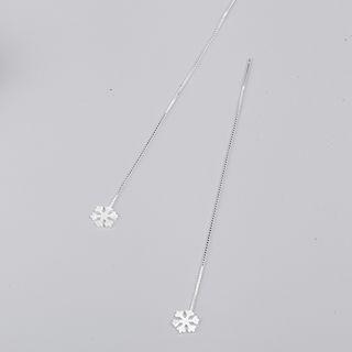 Snowflake Sterling Silver Earring