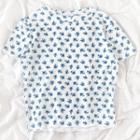 Short-sleeve Floral T-shirt Floral - One Size