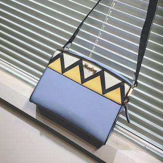 Chevron Printed Shoulder Bag