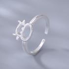 Ox Sterling Silver Open Ring Ring - Silver - One Size
