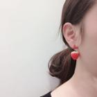 Strawberry Drop Earring 1 Pair - As Shown In Figure - One Size