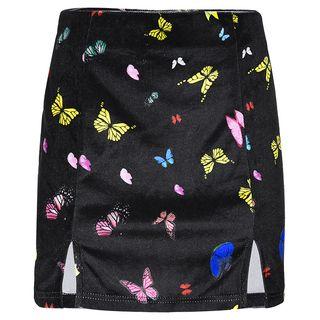 Butterfly Print Pencil Skirt