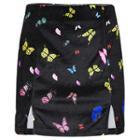 Butterfly Print Pencil Skirt