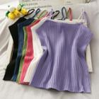 Rib-knit Crop Camisole In 6 Colors