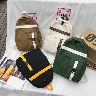 Strapped Canvas Backpack