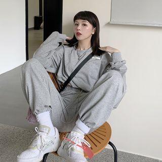 Drawcord Pullover / Sweatpants