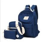 Set: Canvas Backpack + Bodycross Bag + Pouch