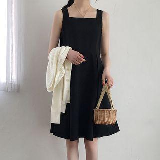 Spaghetti Strap Jumpsuit / Spaghetti Strap Mini A-line Dress