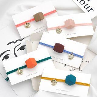 Geometric Soft Clay Hair Tie