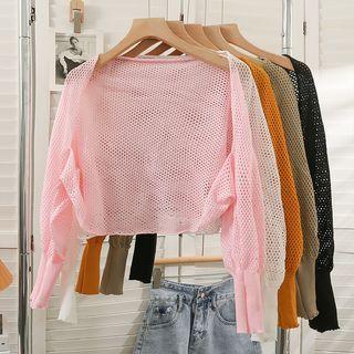 Open-knit Cape Top In 6 Colors