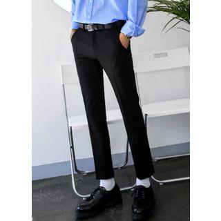 Lettering Embroidered Pants