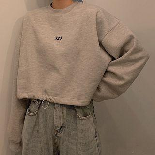Crew-neck Numbering Sweatshirt
