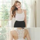 Lace-halter Camisole Top