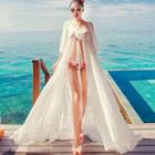 Frilled Chiffon Cover-up