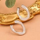 Hoop Earring 1 Pair - Ear Studs - Silver - One Size