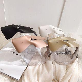 Pvc Paneled Rabbit Crossbody Bag
