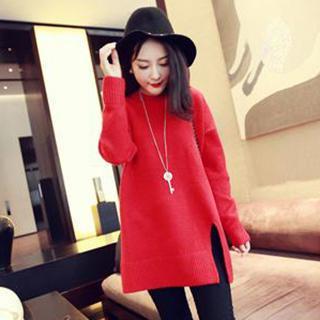 Side-slit Sweater