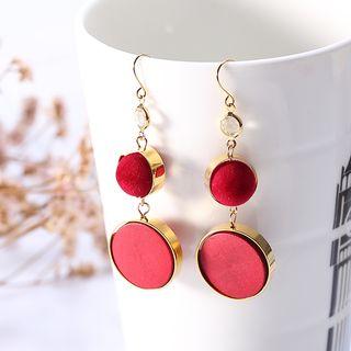 Geometric Drop Hook Earring
