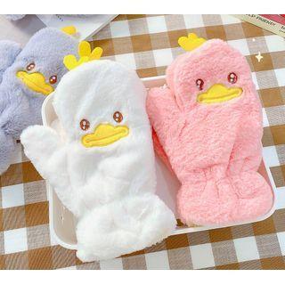 Duck Chenille Mittens