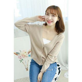 Petite Size Wool Blend Cardigan