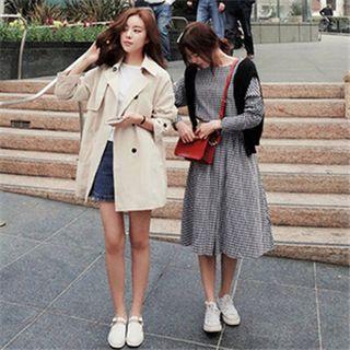 Plaid Midi Dress