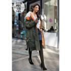 Lace-up Hooded Duck-down Jacket