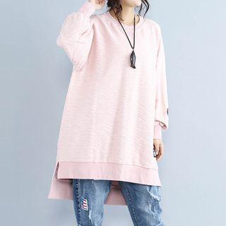 Goldfish Embroidered Long Pullover