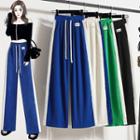 Color Block Loose-fit Pants