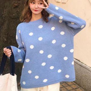 Dotted Boxy Sweater