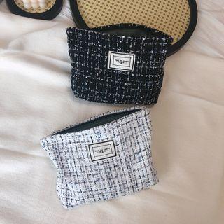 Tweed Zip Pouch