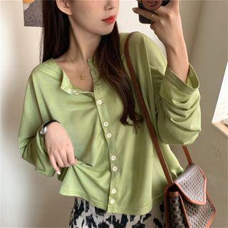Reversible Long-sleeve Blouse