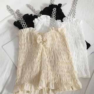 Chained Ruched Camisole Top