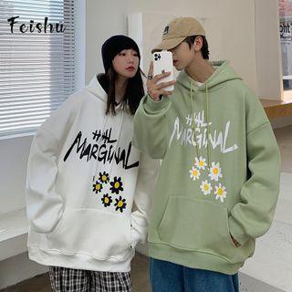 Couple Matching Long-sleeve Print Hoodie