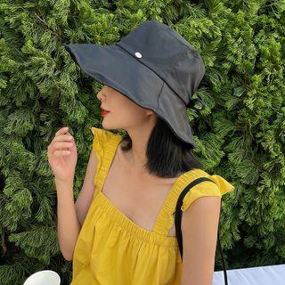Plain Bow Detail Bucket Hat