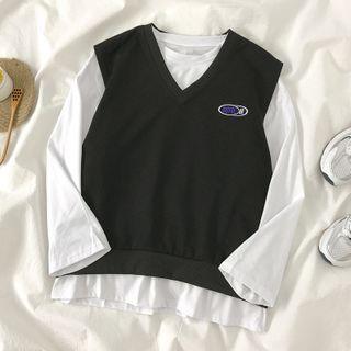 Long-sleeve T-shirt / Logo Vest