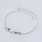 Fish Beaded Bracelet 1 Pc - S925 Silver - Silver - One Size