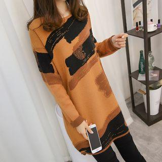 Dip-back Sweater Dress
