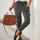 Drawstring Skinny Sweatpants
