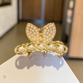 Faux Pearl Hair Claw 1 - Faux Pearl - One Size