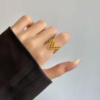 Mesh Sterling Silver Ring