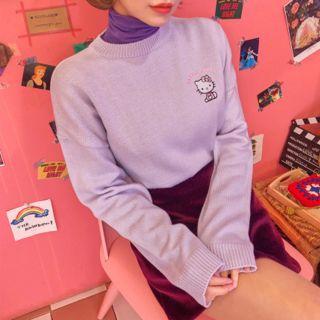 Hello Kitty X Chuu Sweater Light Purple - One Size