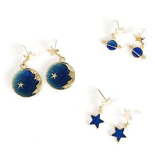 Planet / Moon / Star Alloy Dangle Earring