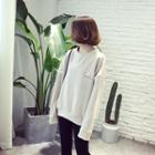 Faux Suede Sweatshirt