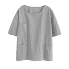Pocket Detail Short-sleeve Top
