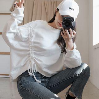 Boxy Drawstring Pullover