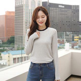 Ribbed Stripe T-shirt