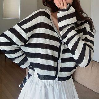 Striped Light Cardigan Light Cardigan - Stripe - One Size