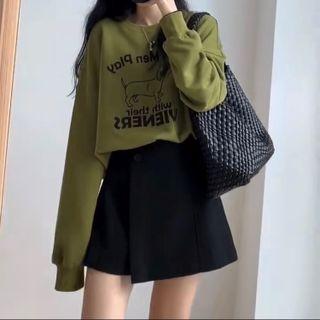 Print Sweatshirt / Skort