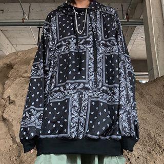 Paisley Print Hoodie