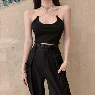 Strappy Top / Dress Pants / Blazer